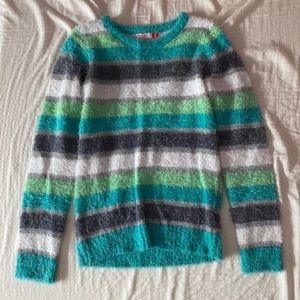 So Kohl’s Adorable Y2K Sparkle Sweater Striped